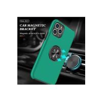 Newface iPhone 11 Pro Kılıf Elit Yüzüklü Kapak - Yeşil