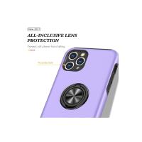 Newface iPhone 11 Pro Kılıf Elit Yüzüklü Kapak - Mor