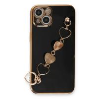 Newface iPhone 14 Kılıf Esila Silikon - Siyah