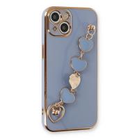 Newface iPhone 14 Kılıf Esila Silikon - Gri