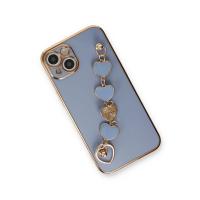 Newface iPhone 14 Kılıf Esila Silikon - Gri