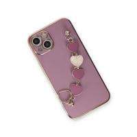 Newface iPhone 14 Kılıf Esila Silikon - Mor