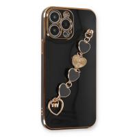 Newface iPhone 14 Pro Max Kılıf Esila Silikon - Siyah