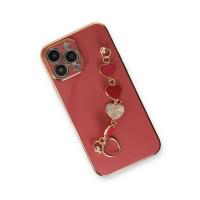 Newface iPhone 14 Pro Max Kılıf Esila Silikon - Kırmızı