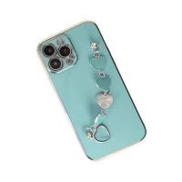 Newface iPhone 14 Pro Max Kılıf Esila Silikon - Su Yeşili