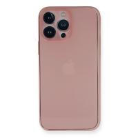 Newface iPhone 14 Pro Kılıf PP Ultra İnce Kapak - Pembe