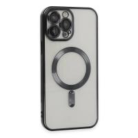 Newface iPhone 15 Pro Kılıf Kross Magneticsafe Kapak - Siyah