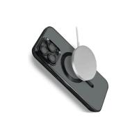 Newface iPhone 15 Pro Max Kılıf Kross Magneticsafe Kapak - Gümüş