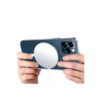 Newface iPhone 15 Kılıf Magneticsafe Şeffaf Silikon - Şeffaf