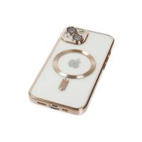 Newface iPhone 14 Kılıf Kross Magneticsafe Kapak - Gold