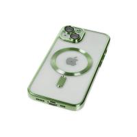 Newface iPhone 14 Kılıf Kross Magneticsafe Kapak - Koyu Yeşil