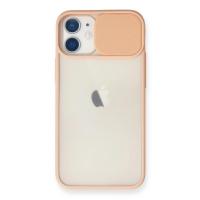 Newface iPhone 11 Kılıf Palm Buzlu Kamera Sürgülü Silikon - Pembe