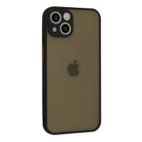 Newface iPhone 15 Kılıf Montreal Silikon Kapak - Siyah