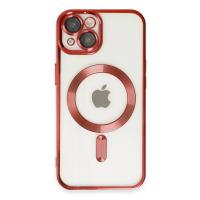 Newface iPhone 14 Plus Kılıf Kross Magneticsafe Kapak - Kırmızı