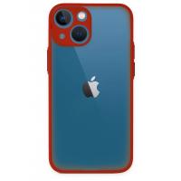 Newface iPhone 15 Kılıf Montreal Silikon Kapak - Kırmızı