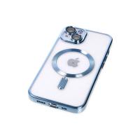 Newface iPhone 14 Plus Kılıf Kross Magneticsafe Kapak - Sierra Blue