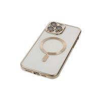 Newface iPhone 14 Pro Kılıf Kross Magneticsafe Kapak - Gold