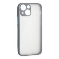 Newface iPhone 15 Plus Kılıf Montreal Silikon Kapak - Gri