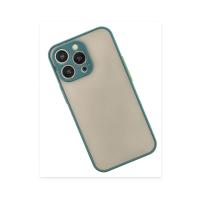 Newface iPhone 15 Pro Kılıf Montreal Silikon Kapak - Yeşil