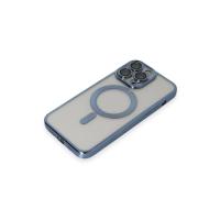 Newface iPhone 14 Pro Max Kılıf Kross Magneticsafe Kapak - Sierra Blue