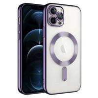 Newface iPhone 14 Pro Max Kılıf Kross Magneticsafe Kapak - Mor