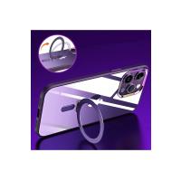 Newface iPhone 15 Pro Kılıf Mudo Magneticsafe Standlı Kapak - Lacivert