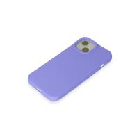 Newface iPhone 15 Kılıf Nano içi Kadife Silikon - Lila