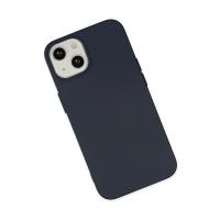 Newface iPhone 15 Kılıf Nano içi Kadife Silikon - Lacivert