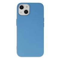 Newface iPhone 15 Pro Kılıf Nano içi Kadife Silikon - Mavi