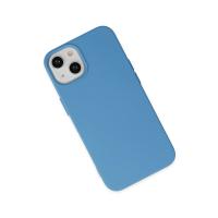 Newface iPhone 15 Pro Kılıf Nano içi Kadife Silikon - Mavi