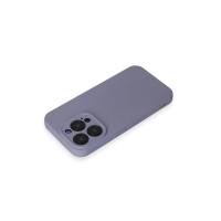 Newface iPhone 15 Pro Kılıf Nano içi Kadife Silikon - Lila