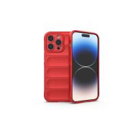 Newface iPhone 15 Pro Max Kılıf Optimum Silikon - Kırmızı