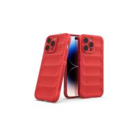 Newface iPhone 15 Pro Max Kılıf Optimum Silikon - Kırmızı