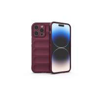 Newface iPhone 15 Pro Max Kılıf Optimum Silikon - Bordo
