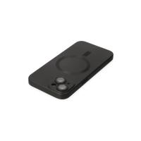 Newface iPhone 14 Plus Kılıf Moshi Lens Magneticsafe Silikon - Siyah