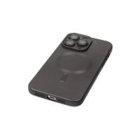 Newface iPhone 14 Pro Kılıf Moshi Lens Magneticsafe Silikon - Füme