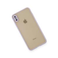 Newface iPhone XS Max Kılıf Montreal Silikon Kapak - Mor