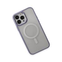 Newface iPhone 15 Pro Max Kılıf Room Magneticsafe Silikon - Lila