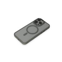 Newface iPhone 15 Pro Max Kılıf Room Magneticsafe Silikon - Gri