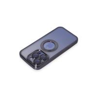 Newface iPhone 15 Pro Kılıf Slot Silikon - Mor