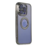 Newface iPhone 15 Pro Kılıf Slot Silikon - Titan Gri