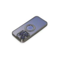 Newface iPhone 15 Pro Kılıf Slot Silikon - Titan Gri