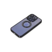 Newface iPhone 15 Pro Max Kılıf Slot Silikon - Siyah