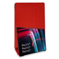 Newface iPad 4 9.7 Kılıf Tablet Smart Kılıf - Kırmızı