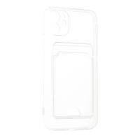 Newface iPhone 11 Kılıf Kart Şeffaf Silikon - Şeffaf
