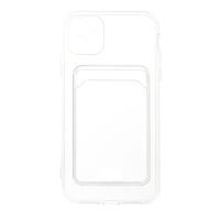 Newface iPhone 11 Kılıf Kart Şeffaf Silikon - Şeffaf