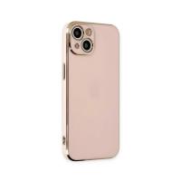 Newface iPhone 15 Kılıf Volet Silikon - Pembe