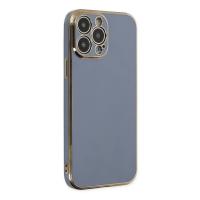 Newface iPhone 15 Pro Max Kılıf Volet Silikon - Mavi