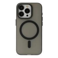 Newface iPhone 15 Pro Kılıf Lodos Magneticsafe Mat Kapak - Siyah
