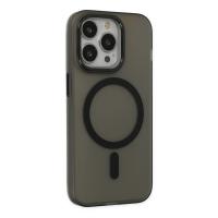 Newface iPhone 15 Pro Max Kılıf Lodos Magneticsafe Mat Kapak - Siyah
